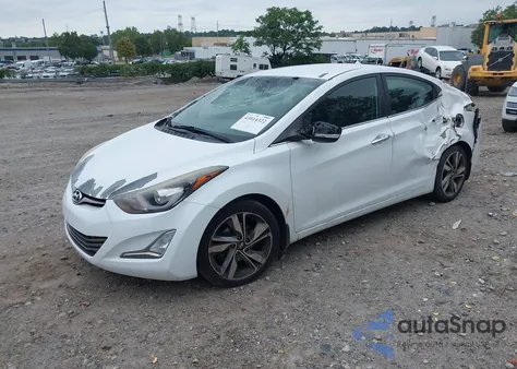 2015 Hyundai Elantra Limited из США, поврежденный, VIN 5NPDH4AE6FH593578